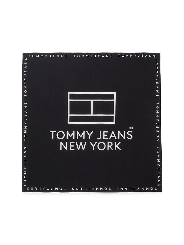 Tommy Jeans Tommy Jeans Šal  črna / bela