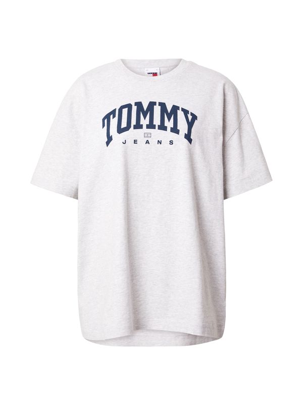 Tommy Jeans Tommy Jeans Široka majica 'VARSITY 1'  mornarska / svetlo siva