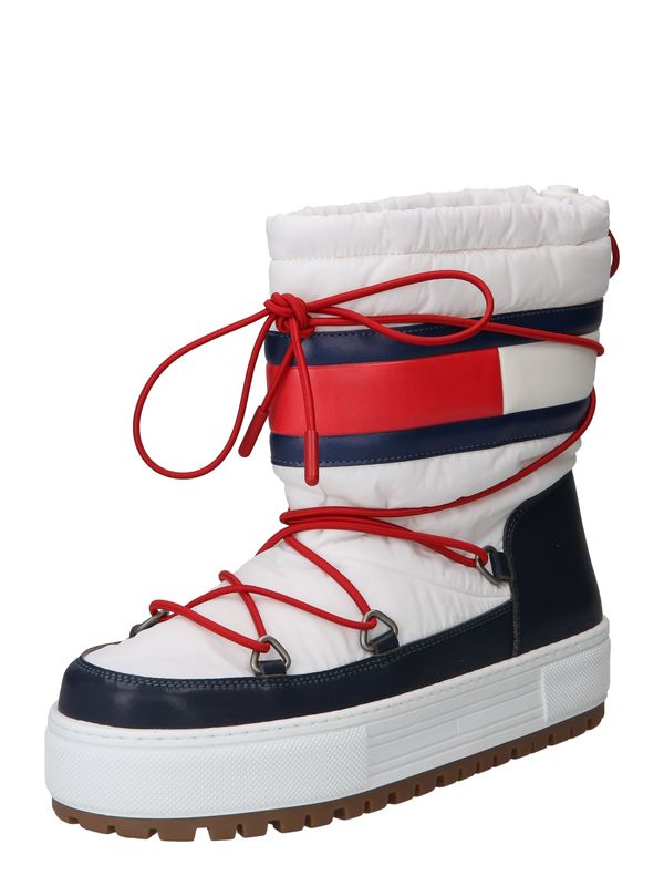 Tommy Jeans Tommy Jeans Škornji za v sneg  mornarska / rdeča / bela