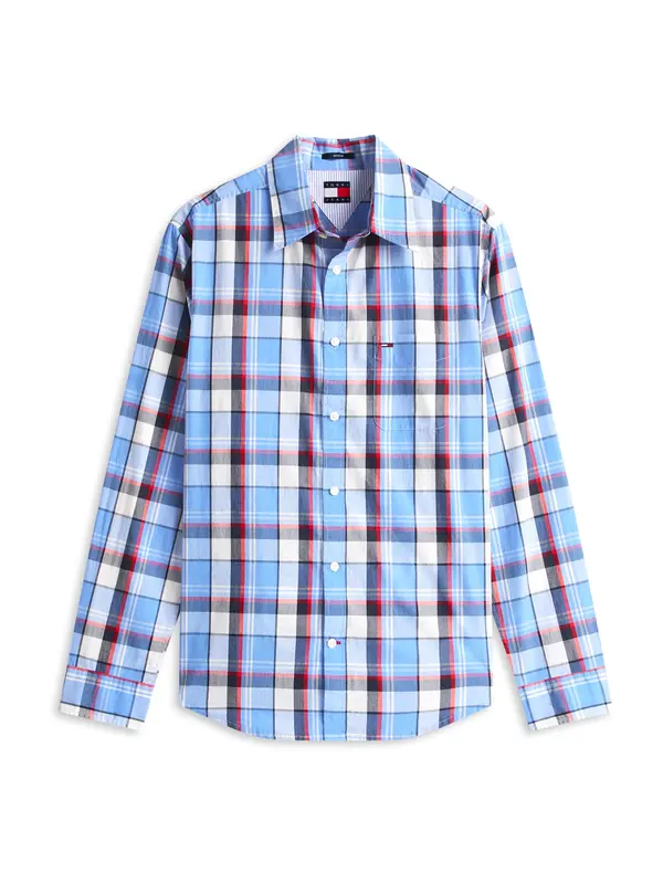 Tommy Jeans Tommy Jeans Srajca  kraljevo modra / rdeča / črna / bela