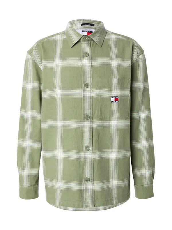 Tommy Jeans Tommy Jeans Srajca  mornarska / oliva / rdeča / bela