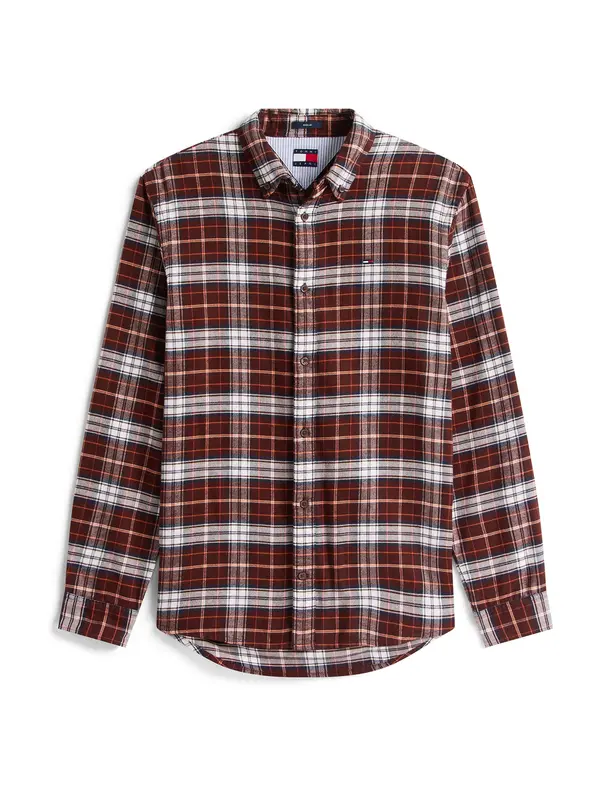 Tommy Jeans Tommy Jeans Srajca  mornarska / rjava / oranžna / bela