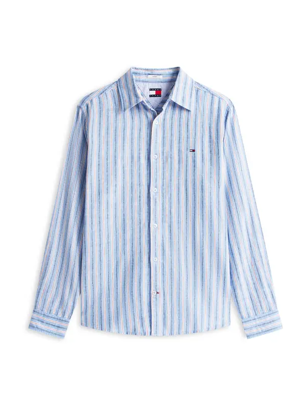 Tommy Jeans Tommy Jeans Srajca  mornarska / svetlo modra / rdeča / bela