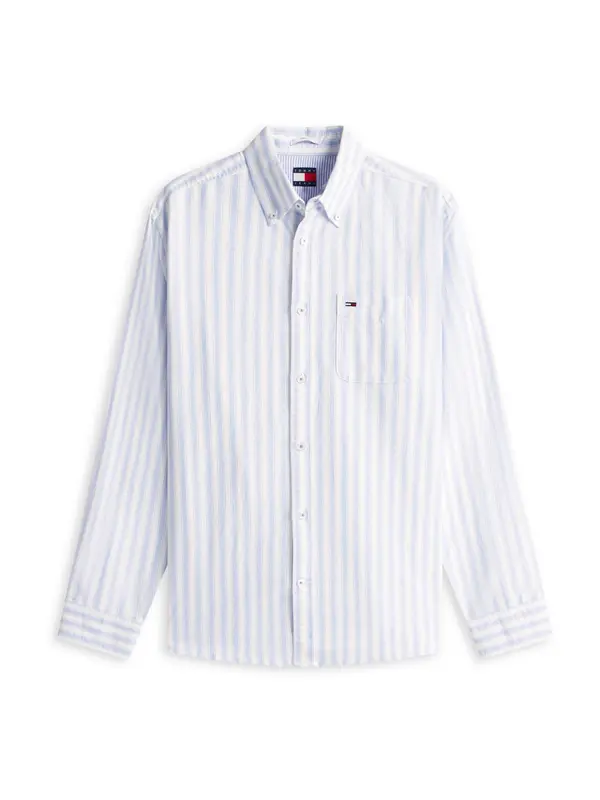 Tommy Jeans Tommy Jeans Srajca  mornarska / svetlo modra / rdeča / bela