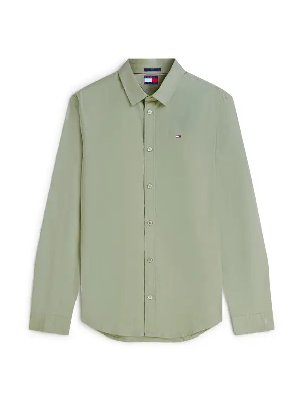 Tommy Jeans Tommy Jeans Srajca 'Slim Fit'  zelena