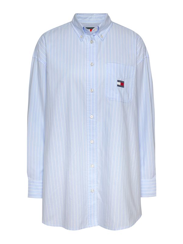 Tommy Jeans Tommy Jeans Srajca  svetlo modra / bela