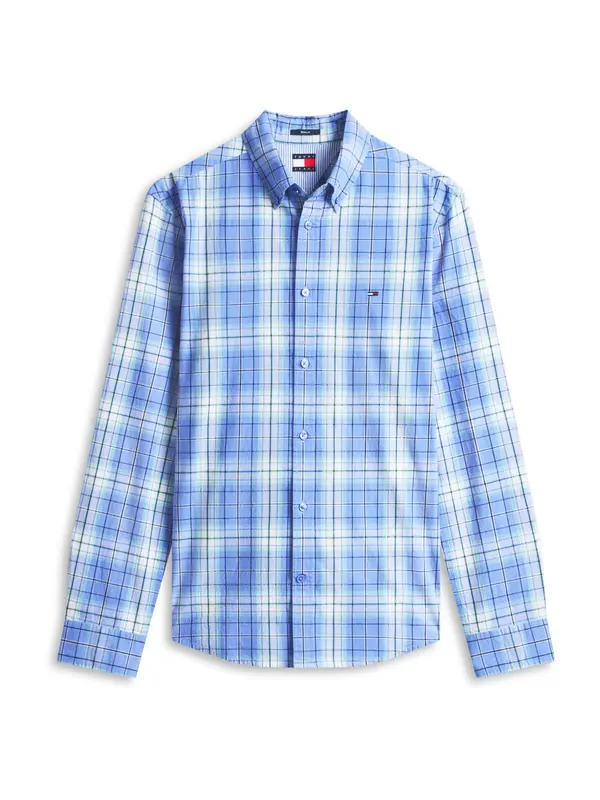 Tommy Jeans Tommy Jeans Srajca  svetlo modra / svetlo zelena / temno zelena