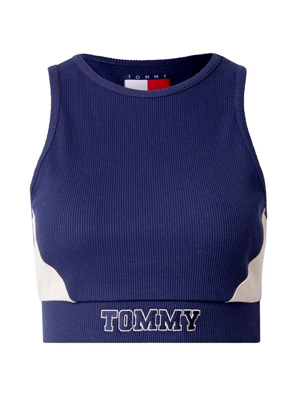 Tommy Jeans Tommy Jeans Top 'GAME DAY'  mornarska / off-bela