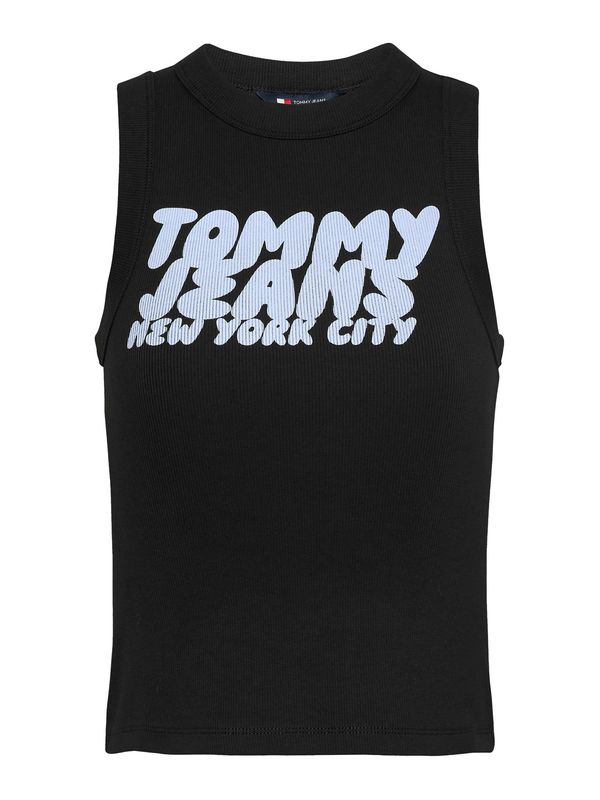 Tommy Jeans Tommy Jeans Top  golobje modra / črna