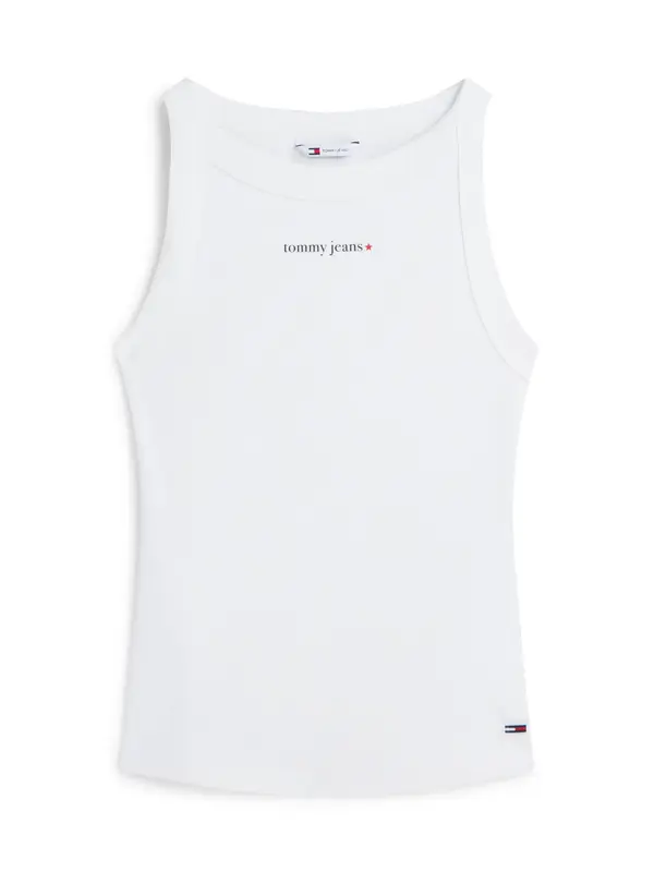 Tommy Jeans Tommy Jeans Top 'Logo Slim Tank'  mornarska / bela