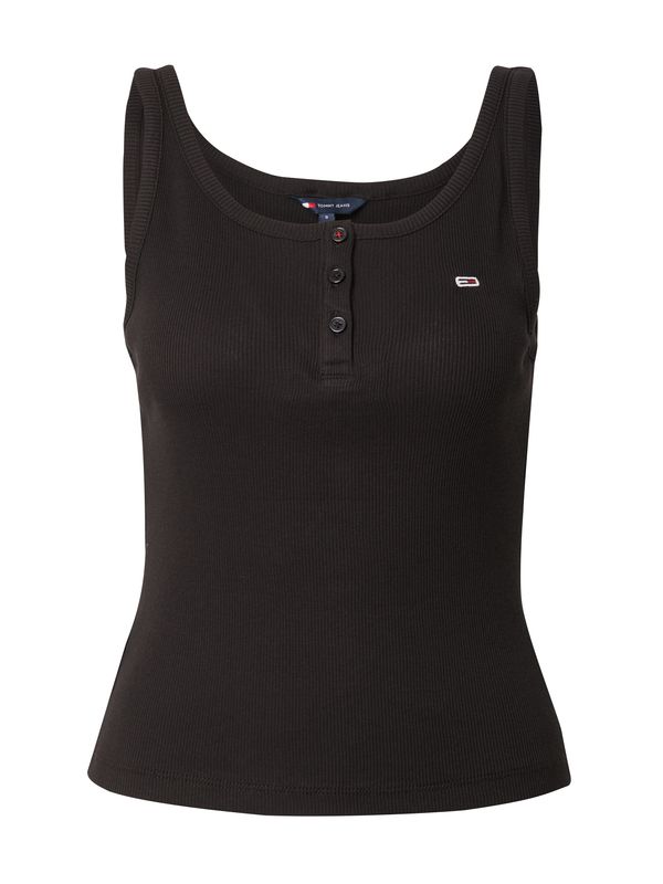 Tommy Jeans Tommy Jeans Top  rdeča / črna / bela