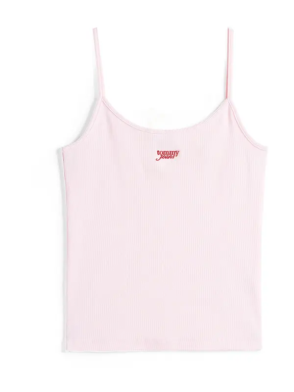Tommy Jeans Tommy Jeans Top  roza / živo rdeča