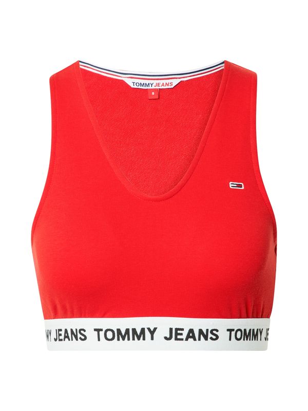 Tommy Jeans Tommy Jeans Top 'Super'  mornarska / rdeča / bela