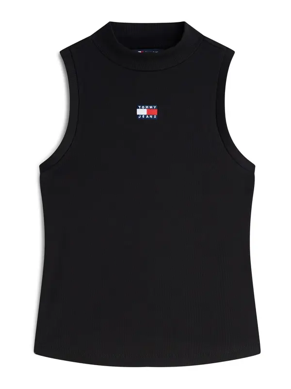Tommy Jeans Tommy Jeans Top 'Tommy Badge Slim Tank'  črna
