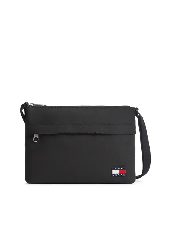 Tommy Jeans Tommy Jeans Torba za čez ramo 'ESS'  češnjevo rdeča / črna / bela