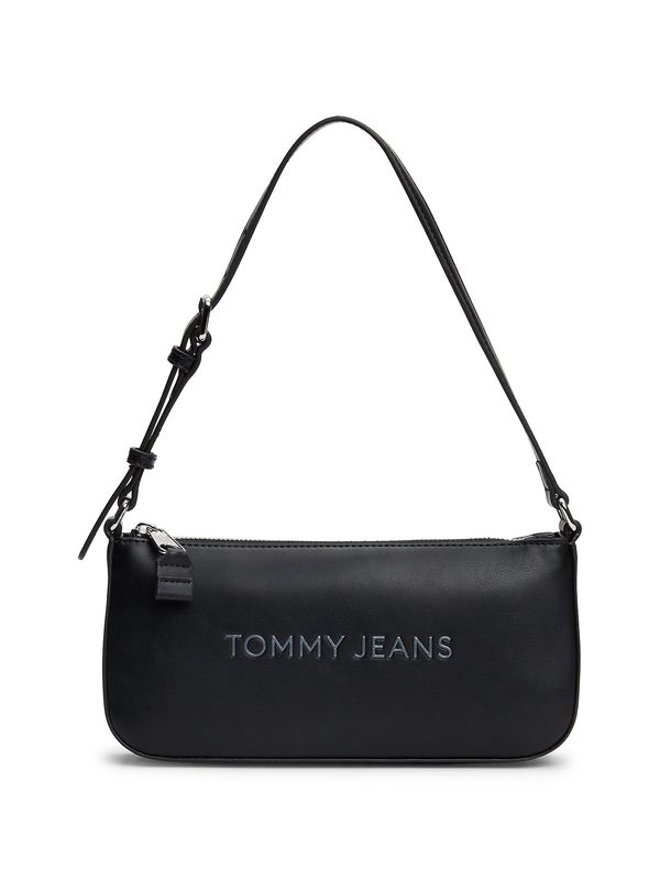 Tommy Jeans Tommy Jeans Torba za čez ramo 'Essential'  kamen / črna