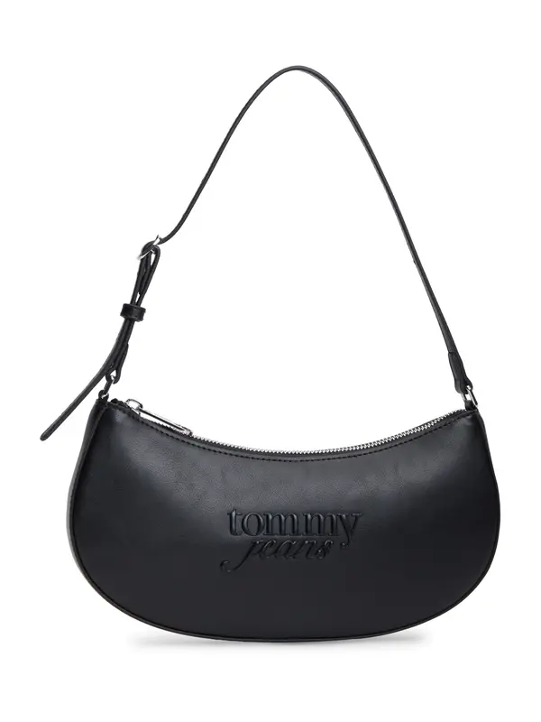 Tommy Jeans Tommy Jeans Torba za čez ramo 'Essential Tonal Logo Shoulder'  črna