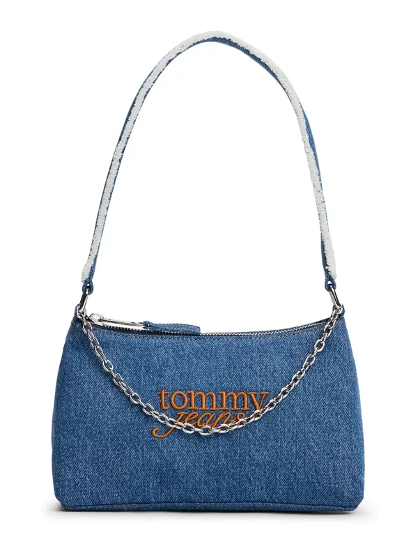 Tommy Jeans Tommy Jeans Torba za čez ramo  moder denim / rjava