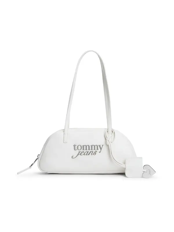 Tommy Jeans Tommy Jeans Torba za čez ramo  srebrna / bela