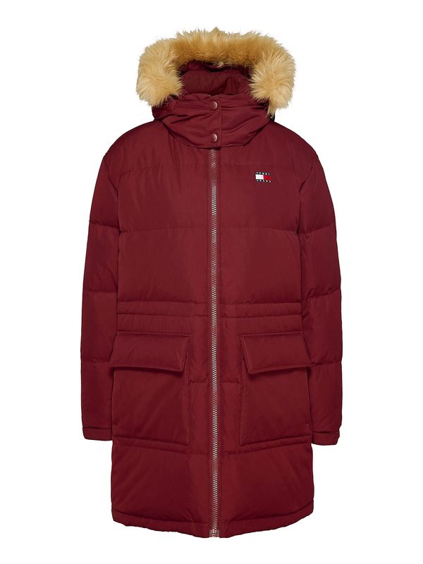 Tommy Jeans Tommy Jeans Zimska jakna 'Alaska'  bež / bordo