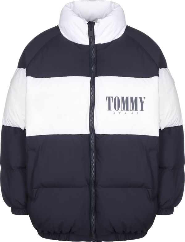 Tommy Jeans Tommy Jeans Zimska jakna  mornarska / bela