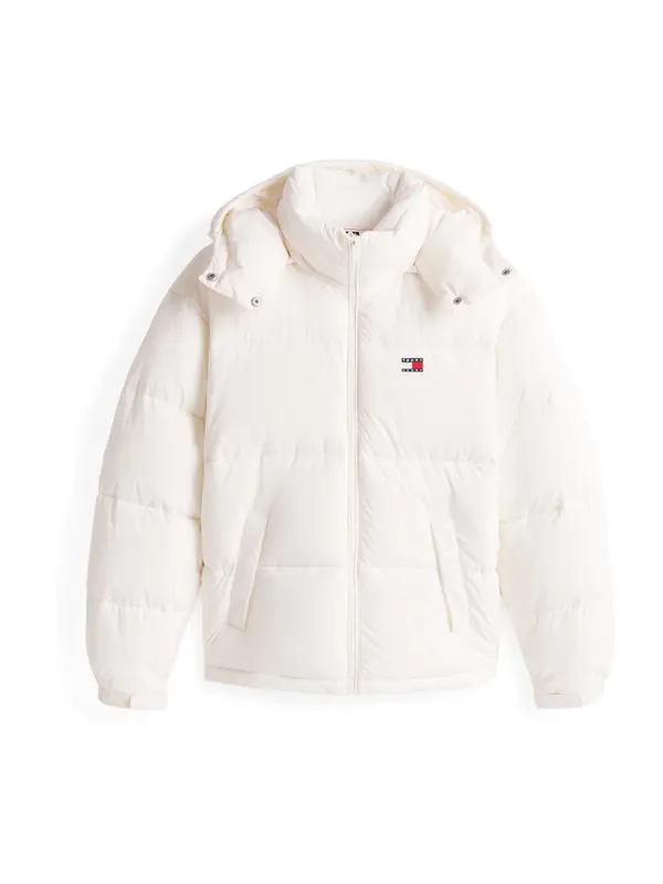 Tommy Jeans Tommy Jeans Zimska jakna  mornarska / rdeča / bela