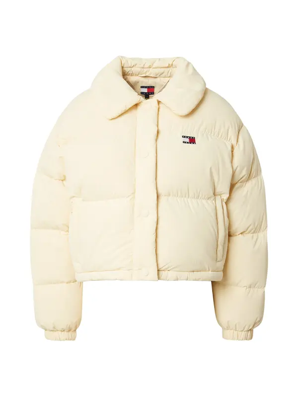 Tommy Jeans Tommy Jeans Zimska jakna  pastelno rumena