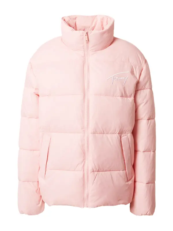 Tommy Jeans Tommy Jeans Zimska jakna  roza / bela