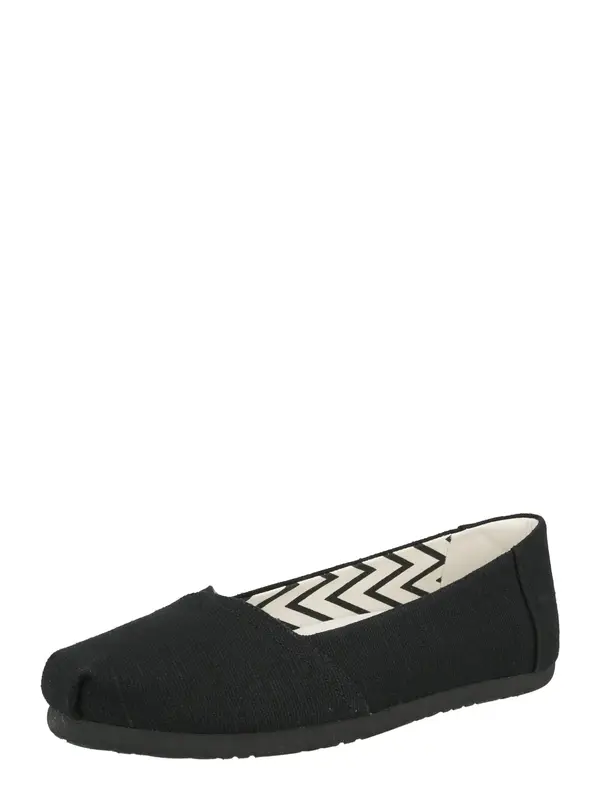 TOMS TOMS Balerinke 'ALPARGATA'  črna