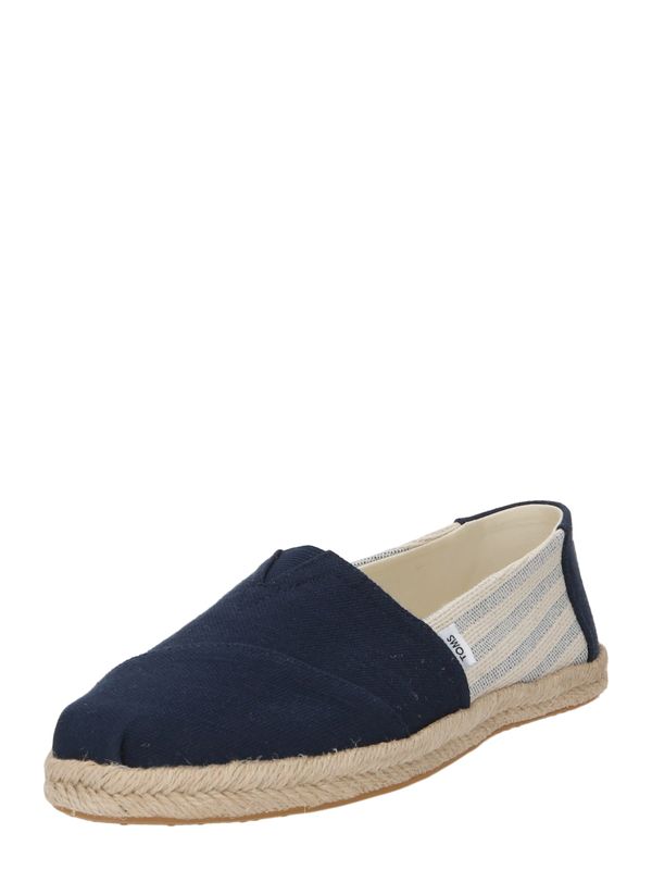 TOMS TOMS Espadrile 'ALPARGATA ROPE'  bež / mornarska