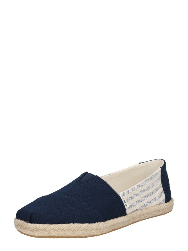 TOMS TOMS Espadrile 'ALPARGATA ROPE'  bež / mornarska / progasto modra / bela