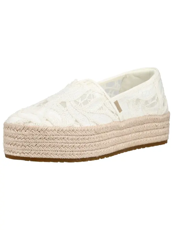 TOMS TOMS Espadrile 'Valencia'  kremna