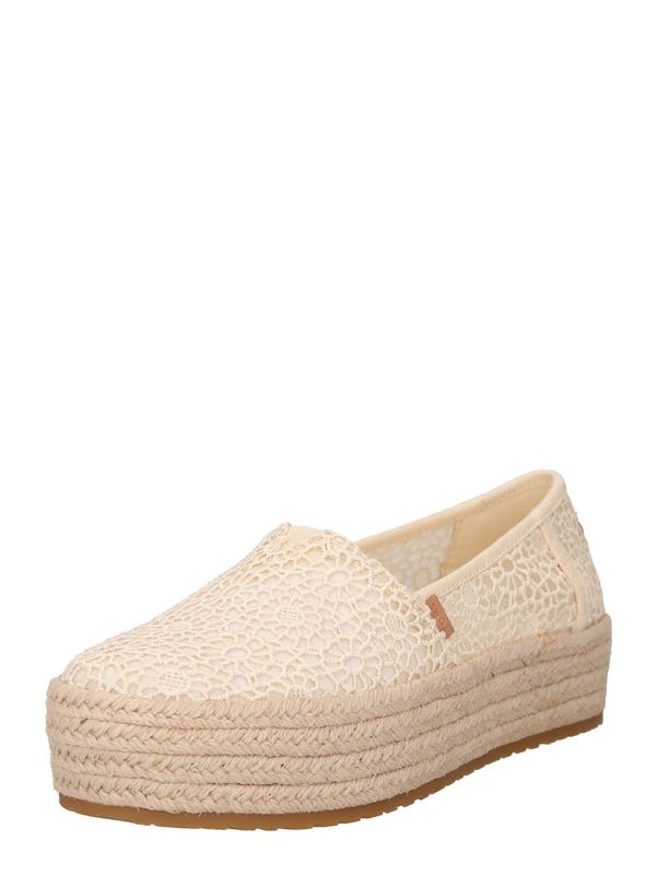 TOMS TOMS Espadrile  volneno bela