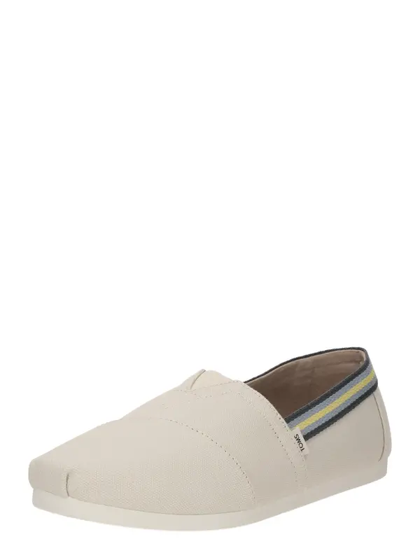 TOMS TOMS Mokasini 'ALPARGATA'  kremna / mornarska / dimno modra / svetlo zelena