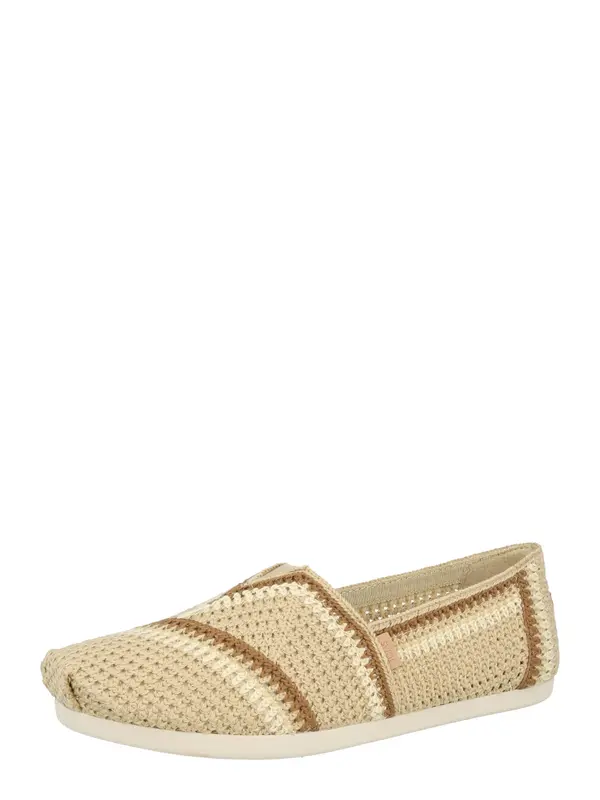 TOMS TOMS Natikači 'ALPARGATA CLASSIC'  kremna / temno bež / rjava