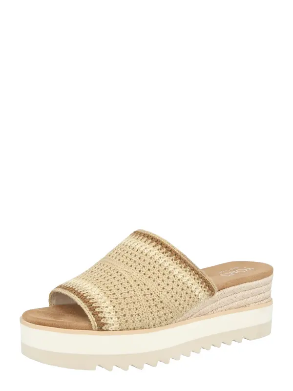 TOMS TOMS Nizki natikači 'DIANA'  bež / kamela / temno bež