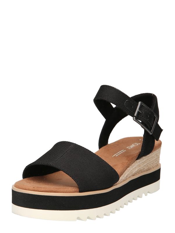 TOMS TOMS Sandali 'DIANA'  črna