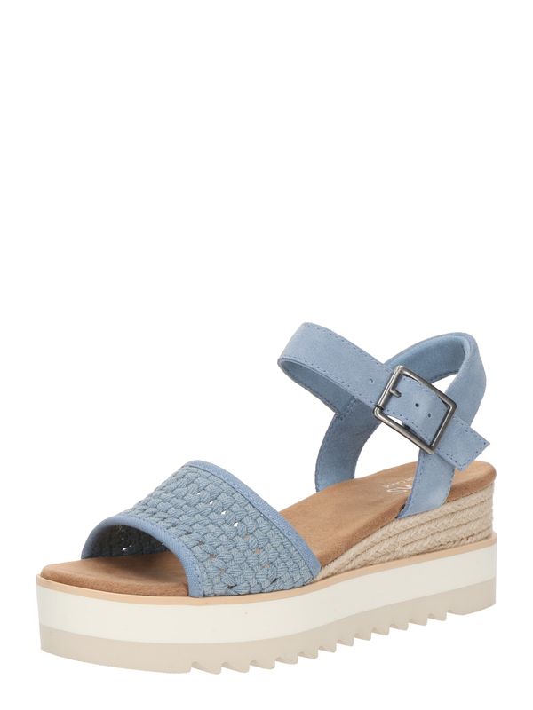 TOMS TOMS Sandali 'DIANA'  golobje modra