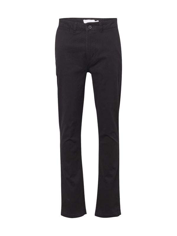 TOPMAN TOPMAN Chino hlače  črna