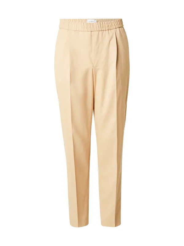 TOPMAN TOPMAN Hlače z naborki  bež