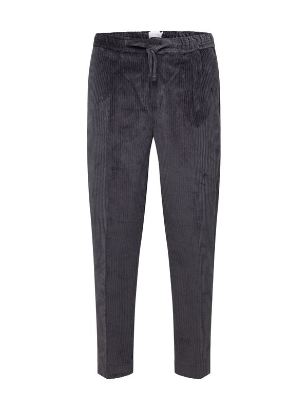 TOPMAN TOPMAN Hlače z naborki  temno siva