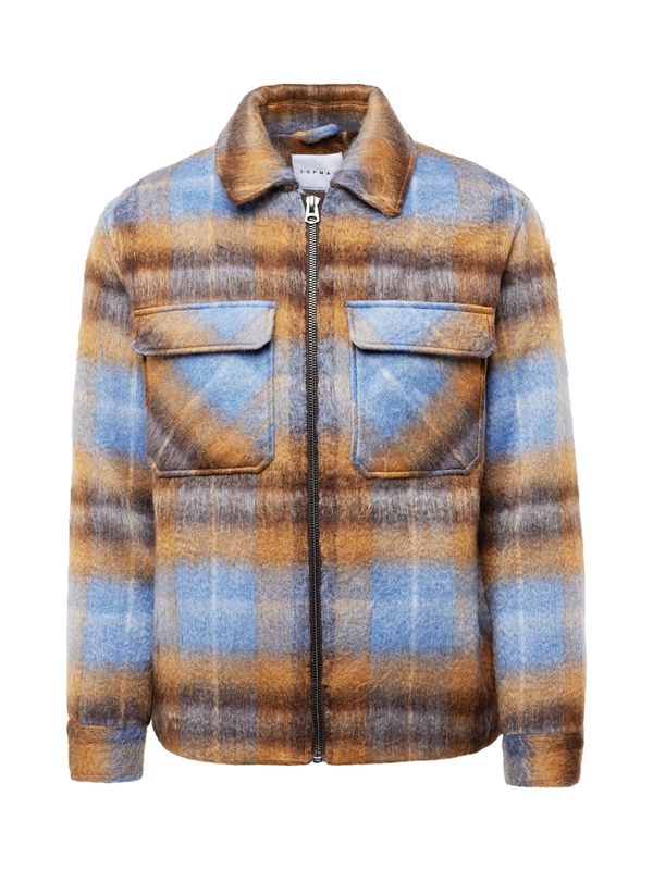 TOPMAN TOPMAN Prehodna jakna  modra / rjava