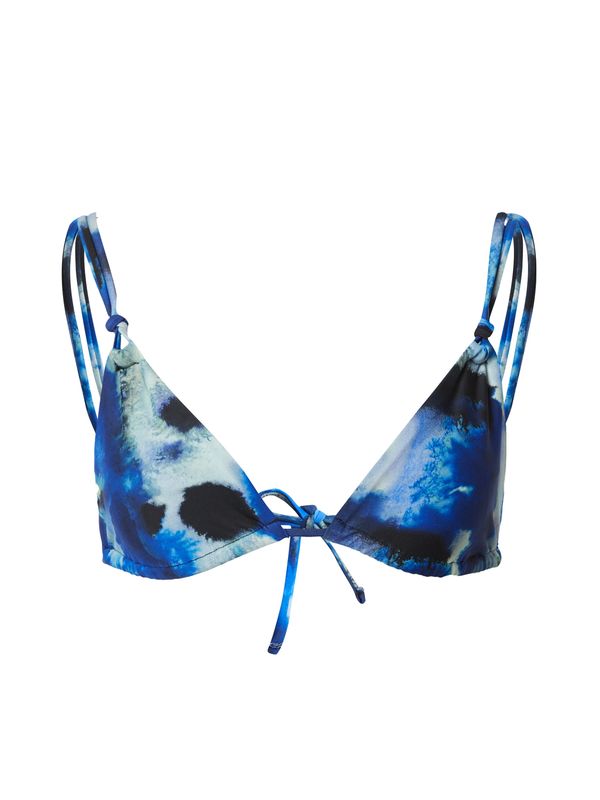 TOPSHOP TOPSHOP Bikini zgornji del  modra / pastelno modra / temno modra / off-bela