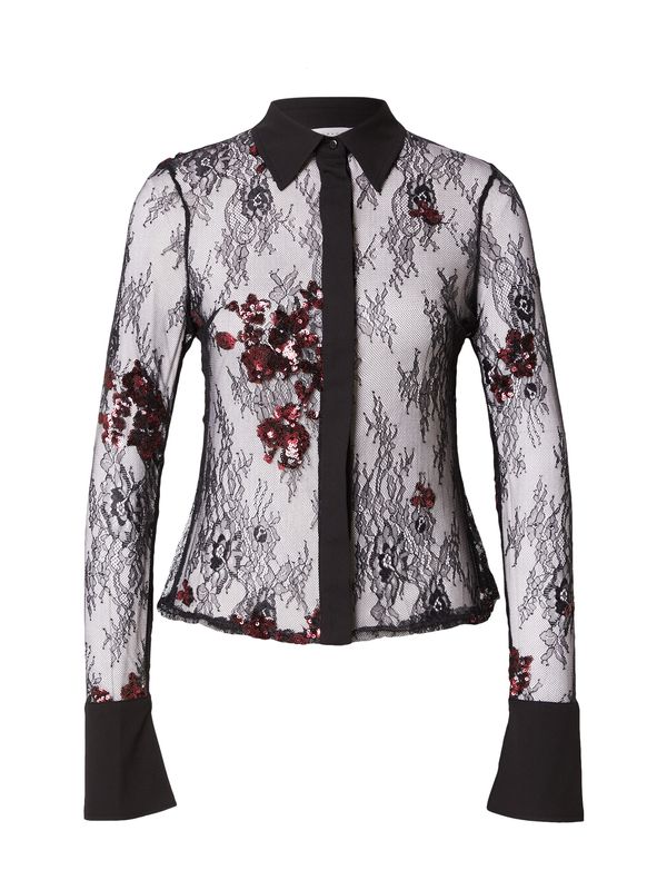 TOPSHOP TOPSHOP Bluza  temno roza / črna