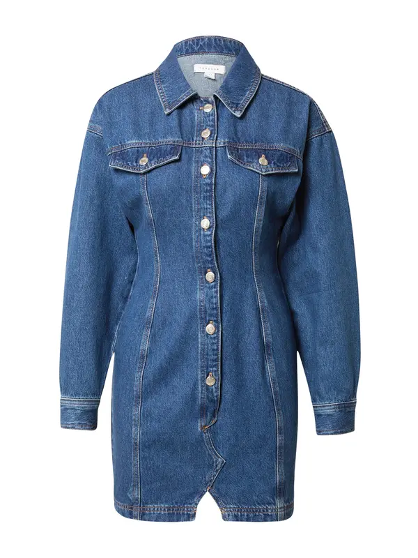 TOPSHOP TOPSHOP Dolga srajca  moder denim