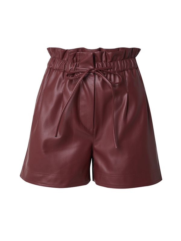 TOPSHOP TOPSHOP Hlače  burgund