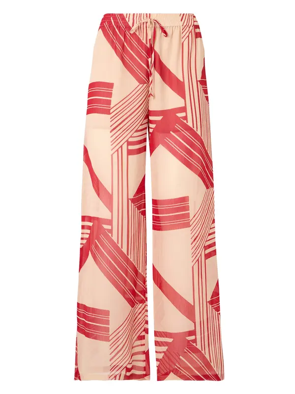 TOPSHOP TOPSHOP Hlače 'NOEL'  bež / rjasto rjava