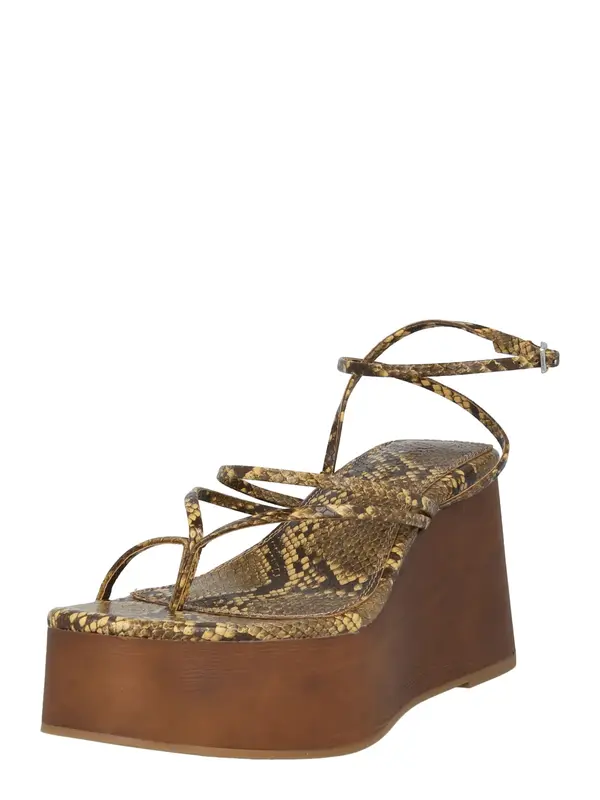 TOPSHOP TOPSHOP Japonke 'HALLIE'  bež / rjava / črna