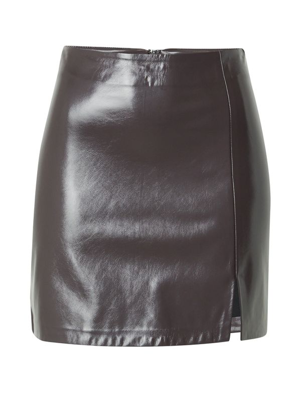 TOPSHOP TOPSHOP Krilo 'Entry PP Split  - Black Vinyl'  čokolada