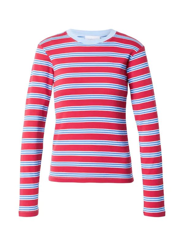 TOPSHOP TOPSHOP Majica 'JAVA'  modra / svetlo modra / rdeča / bela